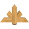 Ekena Millwork Kennewick Rough Sawn Timber Gable Bracket, Western Red Cedar, 36"W x 23"H x 6"D x 6"F, 15/12 Pitch GBW036X23X0606KEN00RWR - alternate 1
